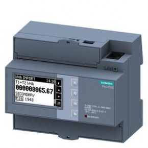 SENTRON, Messgerät, 7KM PAC2200, LCD, L-L: 400 V, L-N: 230 V, 65 A